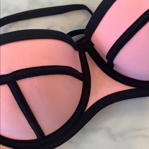 Triangl Pink Colorblock Bikini Set - Picture 5 of 6